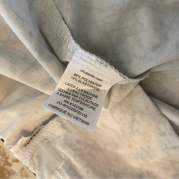 Chubbies Shorts NEW The Wash On Wash Off Ultimate Training 5.5 Inseam Silver XXL - Picture 8 of 11